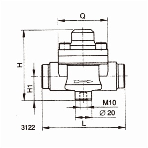 One Way Valve