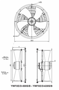 External Rotor Axial Fans