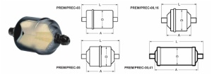 Liquid line filter drier