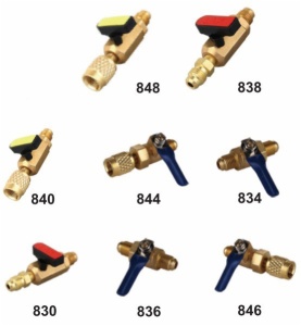 Full Control Ball Valves for Vacuum/Charging